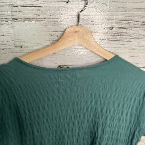Urban outfitters oversized green blouse top  size xs - Picture 6 of 9